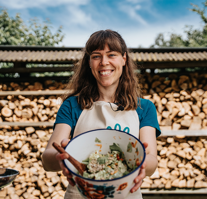 Hühnerexpertin Tessa